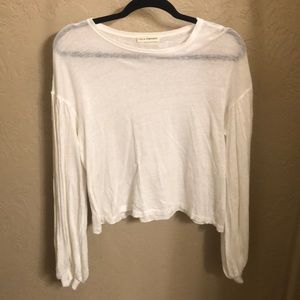 Ulla Johnson linen long sleeve tee